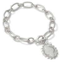 Mama Silver Link & Chain Bracelet by Kendra Scott