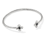 Leanne Silver Black Granite Cuff Bracelet by Kendra Scott