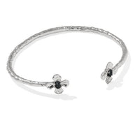 Leanne Silver Black Granite Cuff Bracelet by Kendra Scott