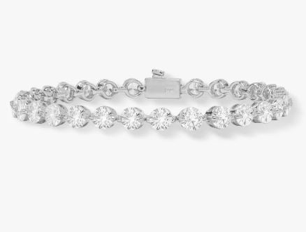 She's An Icon Silver Simulated Diamond 5mm Tennis Bracelet 6.5"