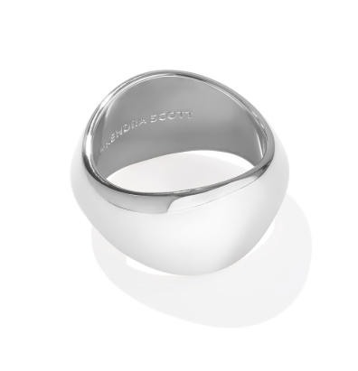 Kaia Silver Band Ring Sz 6 by Kendra Scott