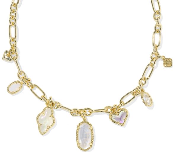 Icon Gold Plated Neutral Mix Charm Necklace by Kendra Scott