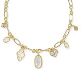 Icon Gold Plated Neutral Mix Charm Necklace by Kendra Scott