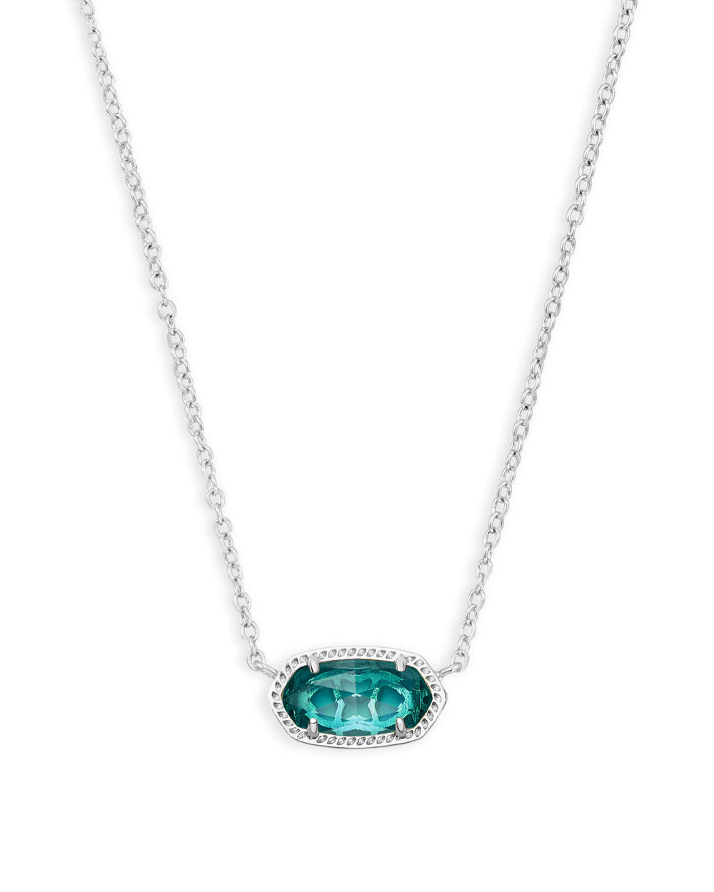 Elisa Silver Plated London Blue Necklace by Kendra Scott