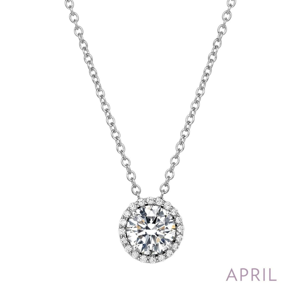 Simulated Diamond Birthstone Pendant by Lafonn