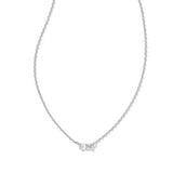 Juliette Silver Plated Necklace White Crystal by Kendra Scott