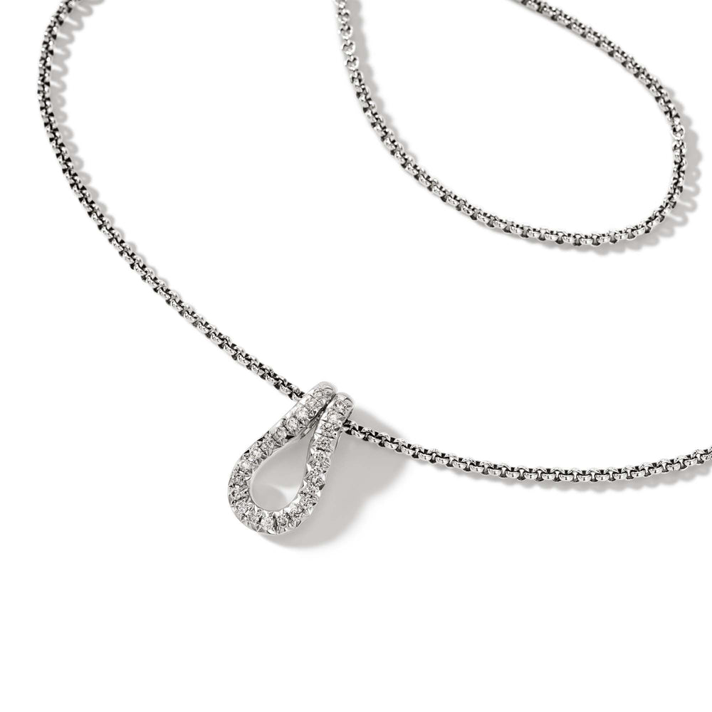 Surf Diamond Link Necklace by John Hardy