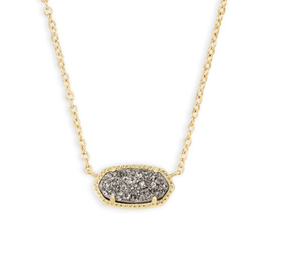 Elisa Gold Plated Necklace in Ivory Mother of Pearl by Kendra Scott