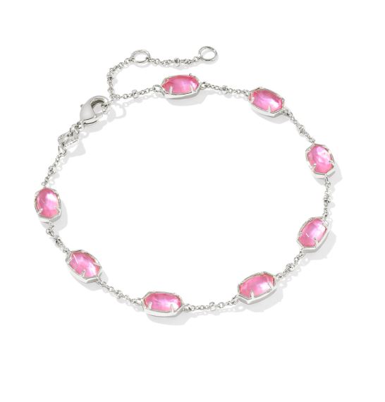 Emilie Silver Azalea Illusion Link Bracelet by Kendra Scott