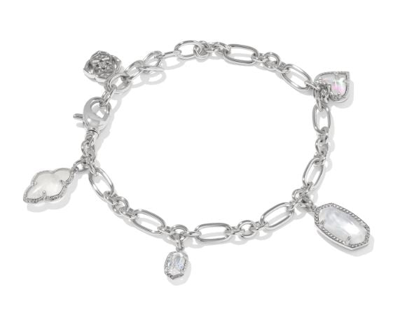 Icon Silver Neutral Mix Charm Bracelet by Kendra Scott