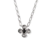 Leanne Silver Black Granite Short Pendant Necklace by Kendra Scott