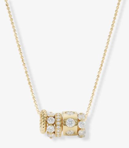 Ashley Venice 18K Yellow Gold Plated Simulated Diamond Necklace