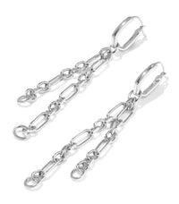 Embry Silver Chain Huggie Earrings by Kendra Scott