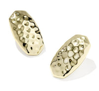 Oakland Gold Plated Statement Stud Earrings by Kendra Scott