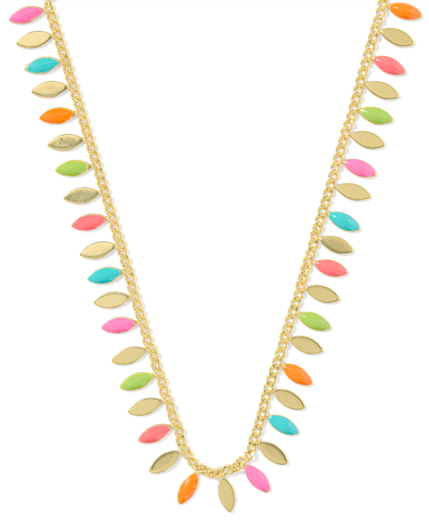 Kayla Gold Plated Multi Mix Strand Necklace by Kendra Scott