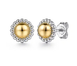 Two-Tone Bujukan Earrings by Gabriel & Co