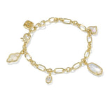 Icon Gold Plated Neutral Mix Charm Bracelet by Kendra Scott
