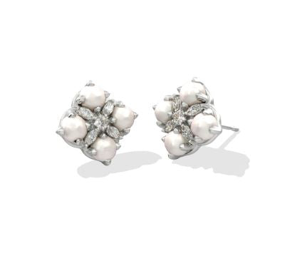 Dira Silver Freshwater Cultured Pearl Stud Earrings by Kendra Scott