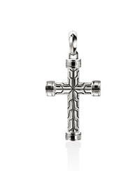 Essentials Spiritual Silver Cross Pendant by John Hardy