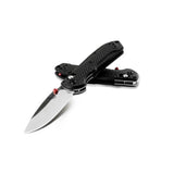 Mini Freek CPM-S90V Blade with True Red Barrel Spacers & Thumbstuds by Benchmade