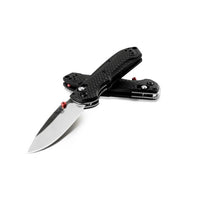 Mini Freek CPM-S90V Blade with True Red Barrel Spacers & Thumbstuds by Benchmade