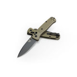 Bugout Drop Point Knife w/Ranger Green Handle by Benchmade