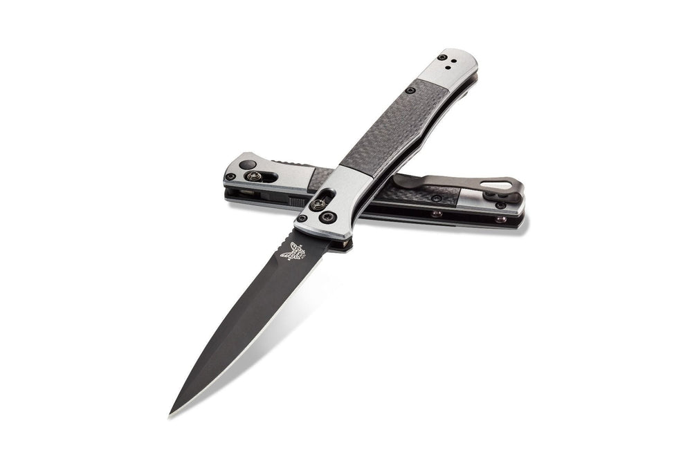Auto Fact, Diamond-Like Carbon Coated Blade, Aluminum & Carbon Fiber Handle by Benchmade