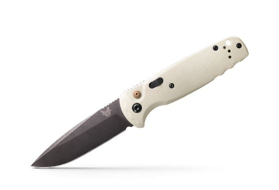 Composite Lite Auto Automatic Folder Non-Metallic Ivory Handle CPM-MagnaCut Blade Steel by Benchmade