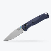 Bugout Crater Blue Drop-Point Knife by Benchmade
