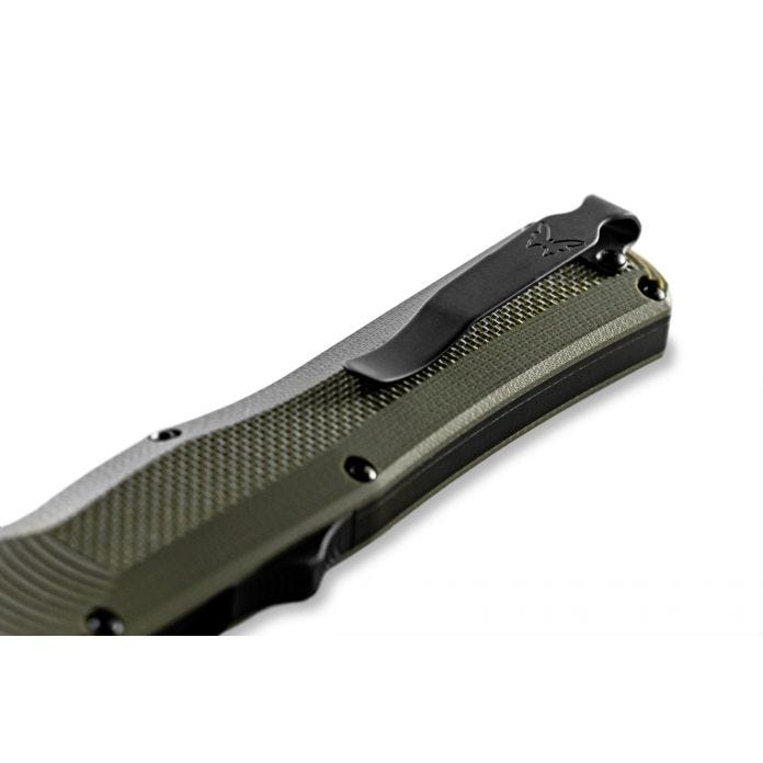 Autocrat, Finish Black Blade Steel: CPM-S30V (58-60) Handle Olive Drab G10 (Olive Drab) by Benchmade