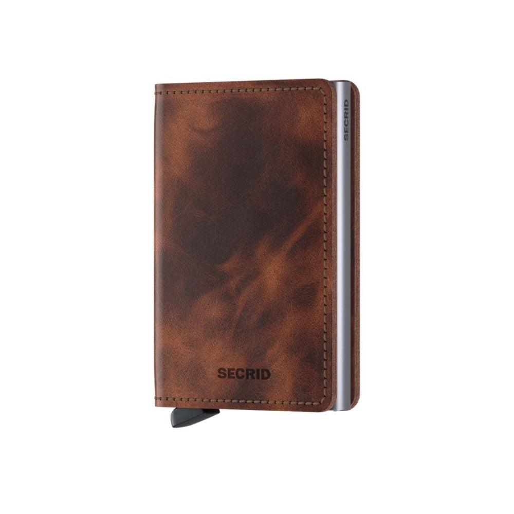 Vintage Brown Slimwallet by Secrid