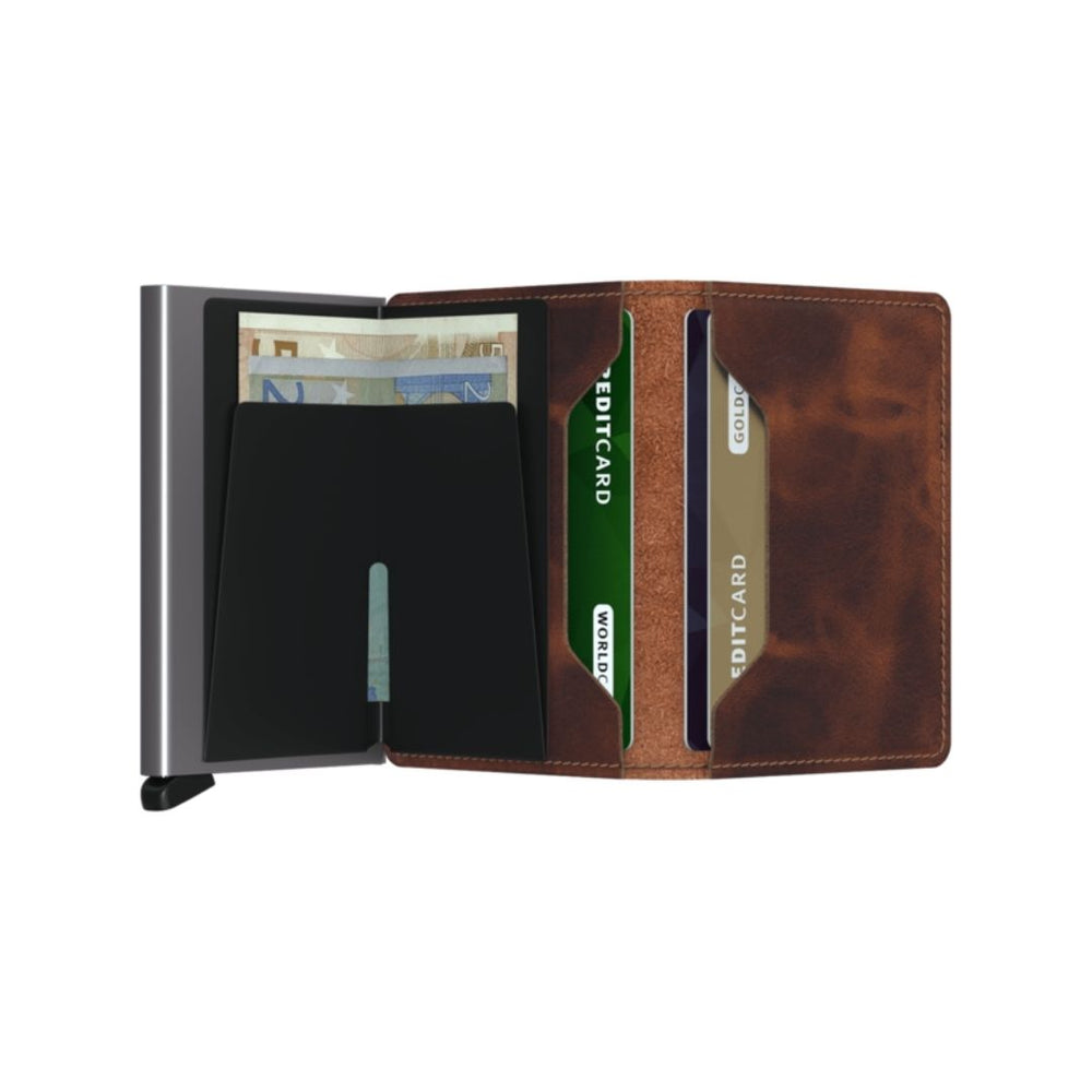 Vintage Brown Slimwallet by Secrid