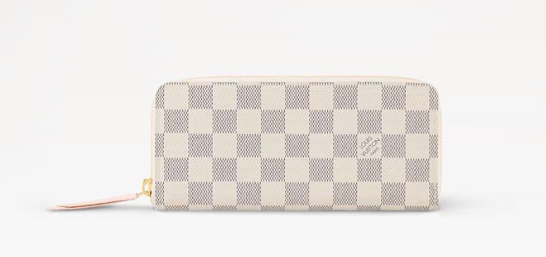 PREOWNED Louis Vuitton Zippy Damier Azur Canvas Wallet