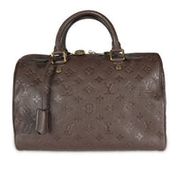 PREOWNED Louis Vuitton Brown Empreinte Speedy 30