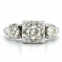 Estate Diamond Vintage Style Engagement Ring