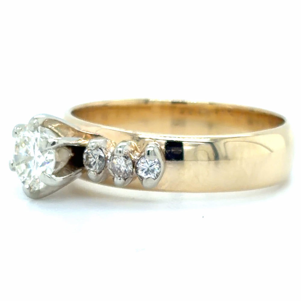 Estate 7-Stone Diamond Engagement Ring