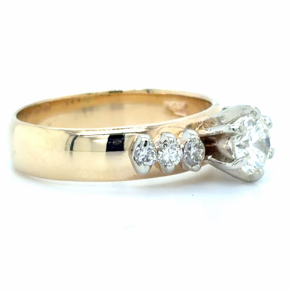 Estate 7-Stone Diamond Engagement Ring