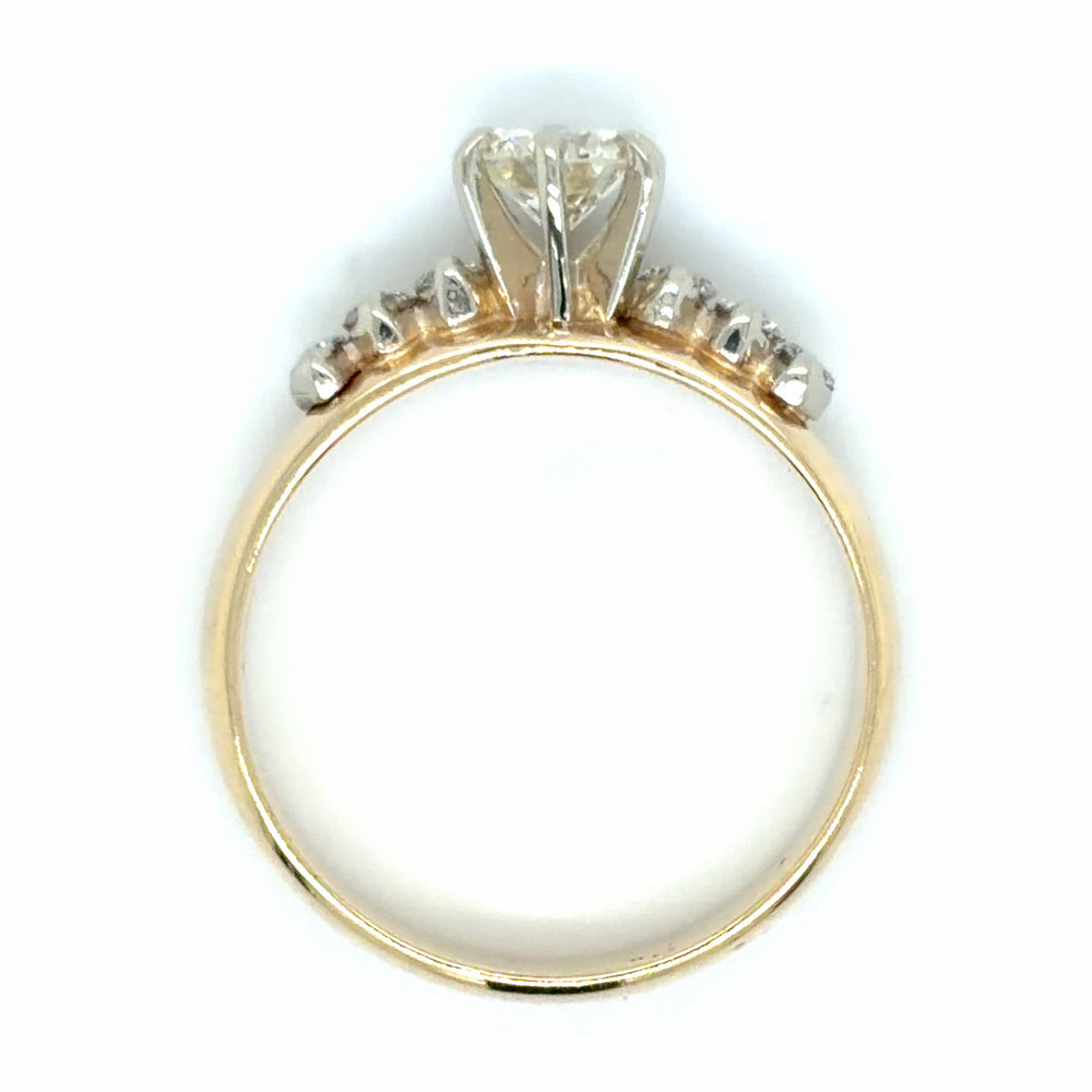 Estate 7-Stone Diamond Engagement Ring