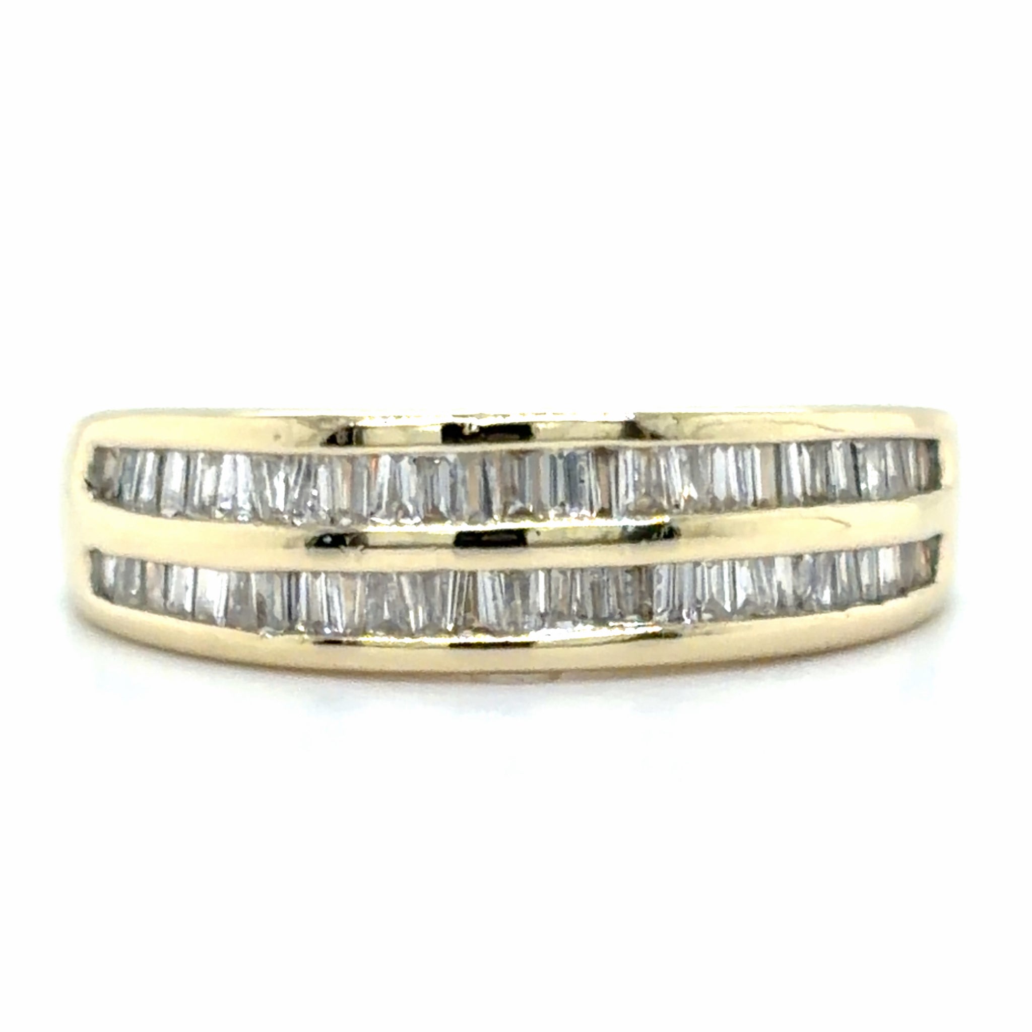 Estate 0.50cttw Diamond Baguette Band