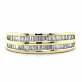 Estate 0.50cttw Diamond Baguette Band