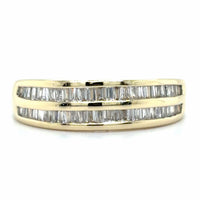 Estate 0.50cttw Diamond Baguette Band