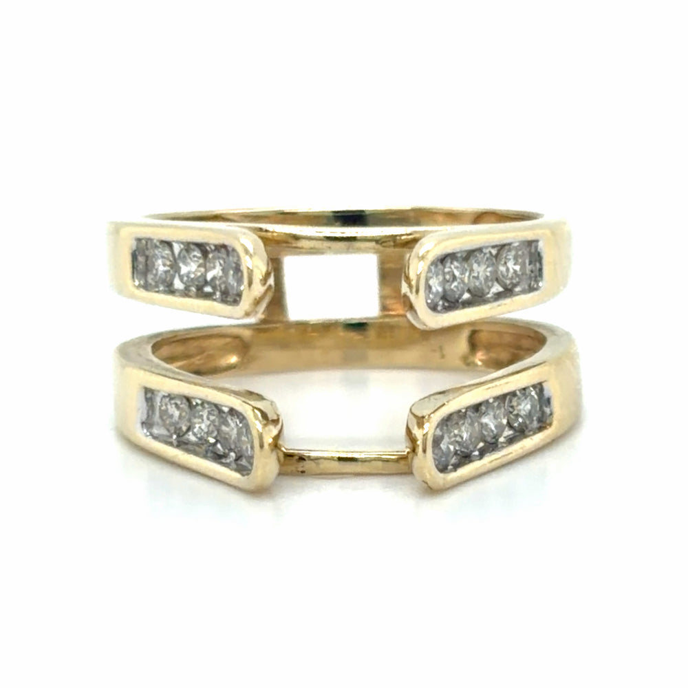 Estate 0.52cttw Diamond Ring Guard