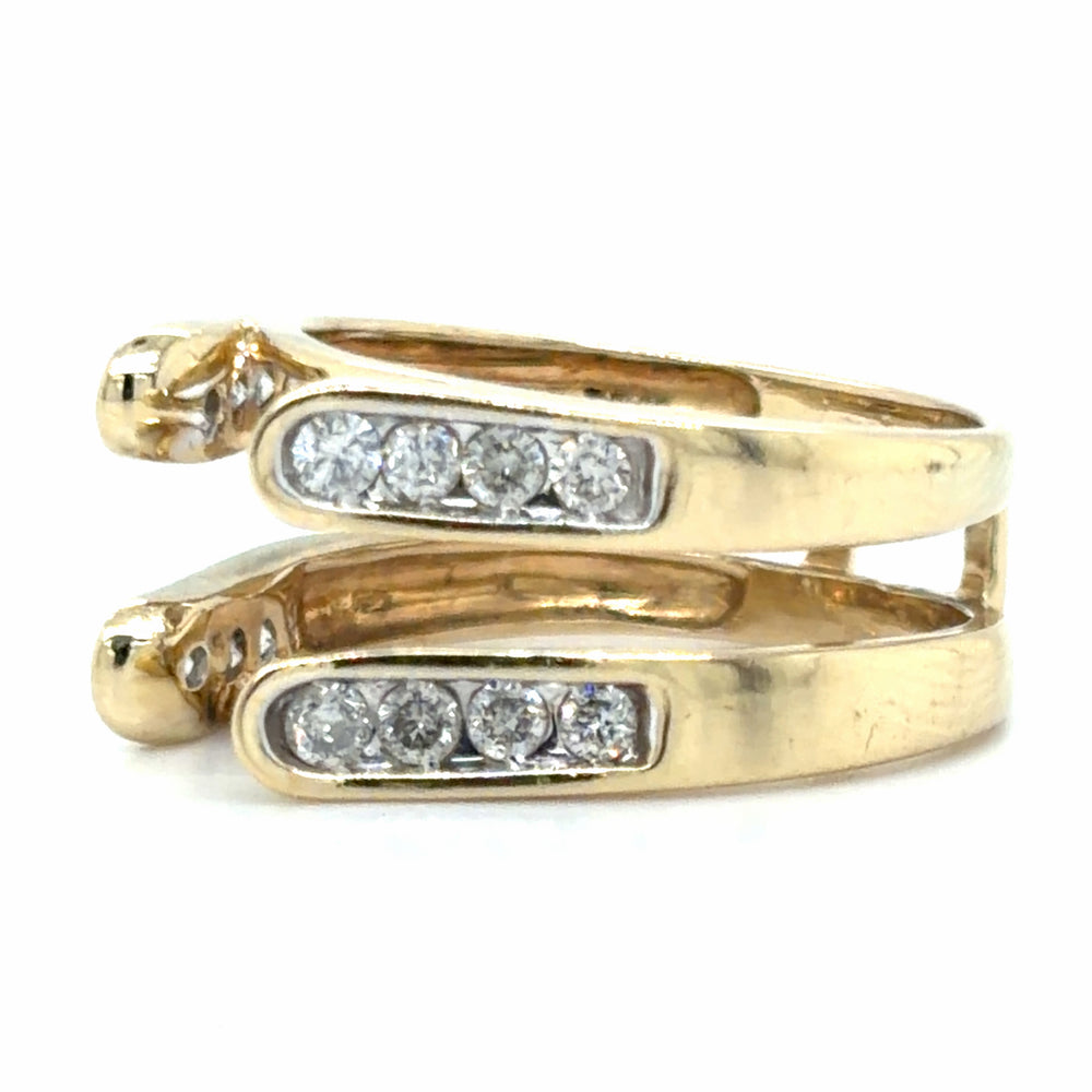 Estate 0.52cttw Diamond Ring Guard