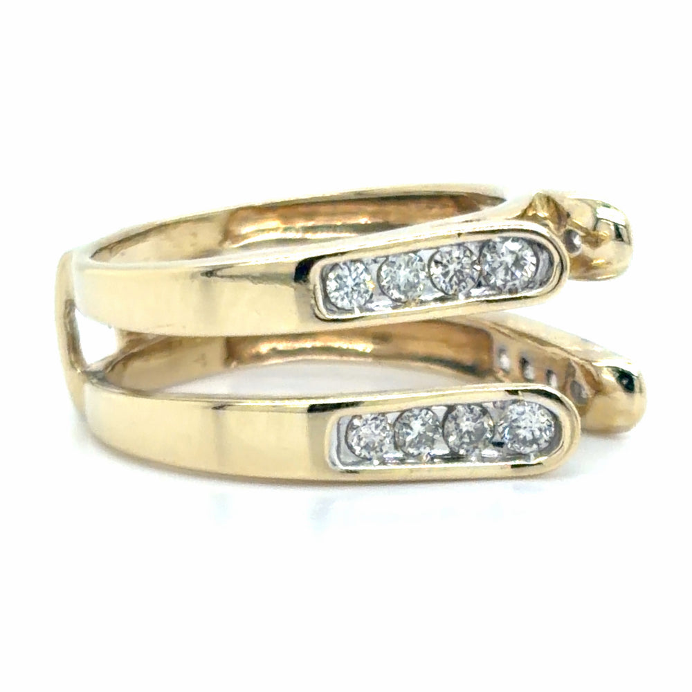 Estate 0.52cttw Diamond Ring Guard
