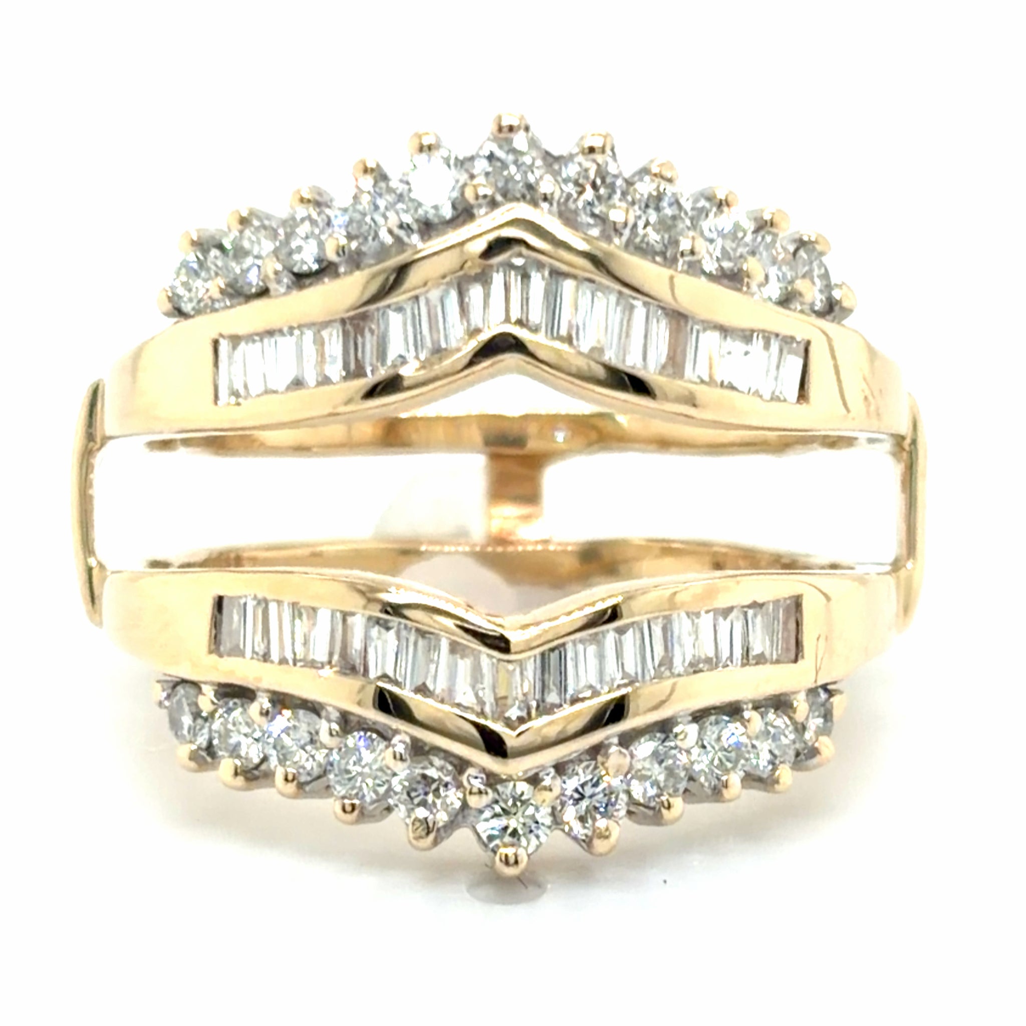 Estate 1.00cttw Diamond Ring Guard