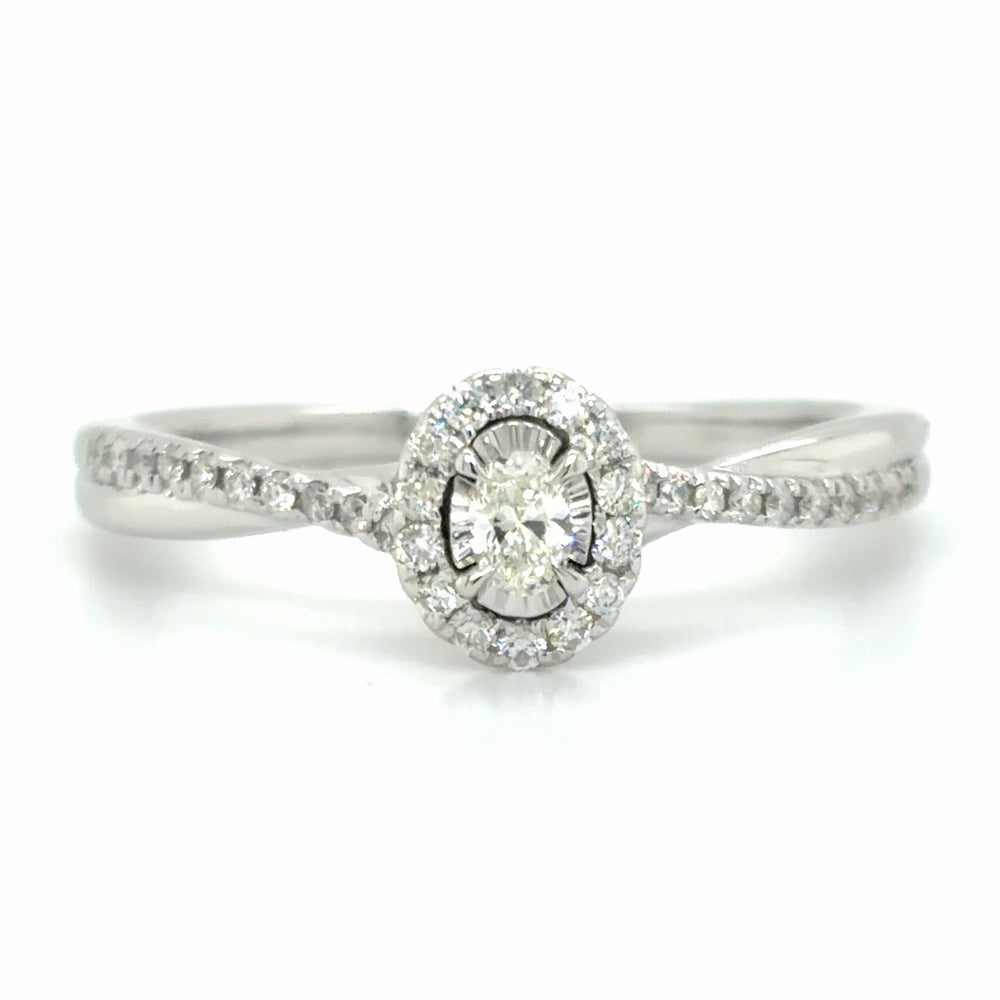 Estate size 7.75 Twisted Band Engagement Ring