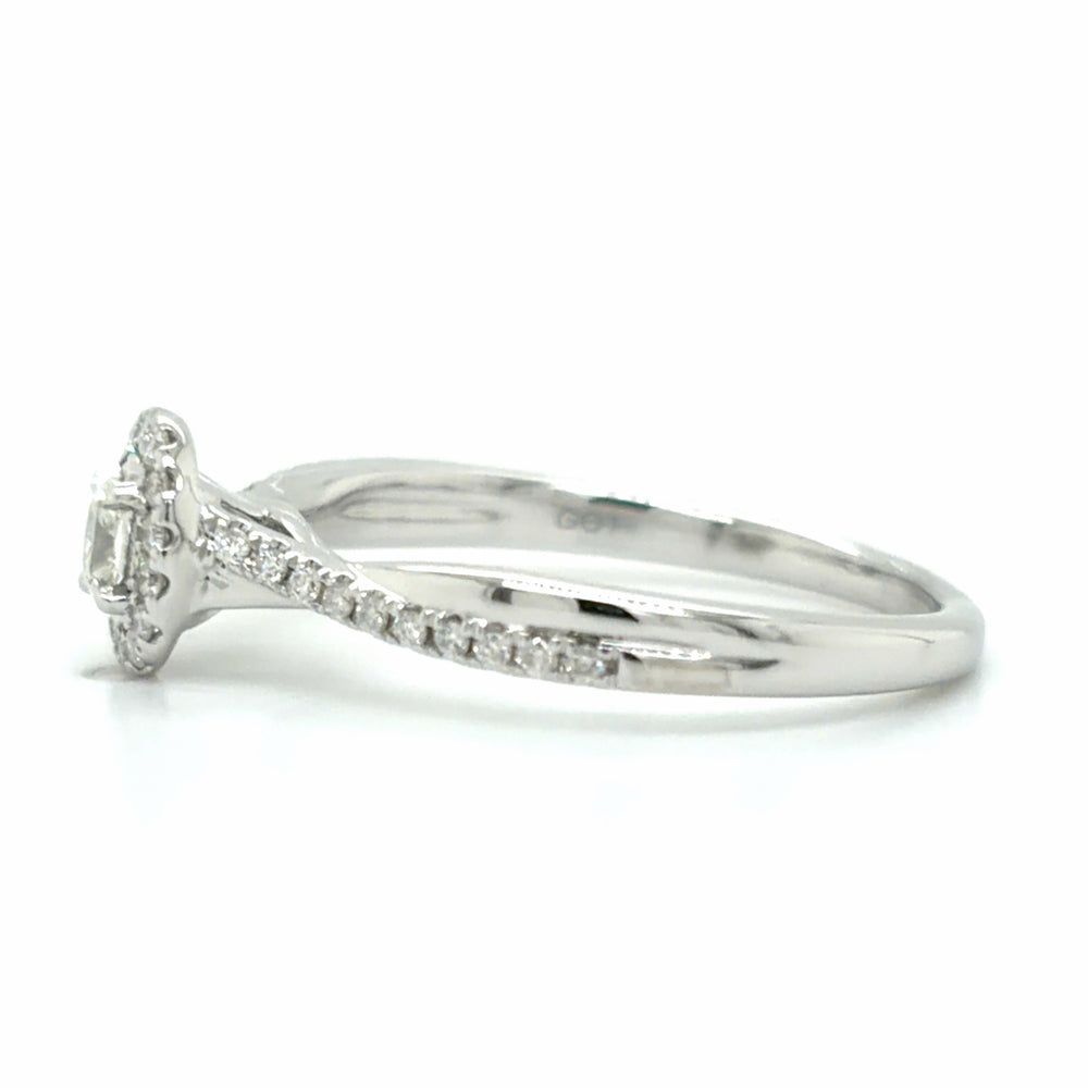 Estate size 7.75 Twisted Band Engagement Ring