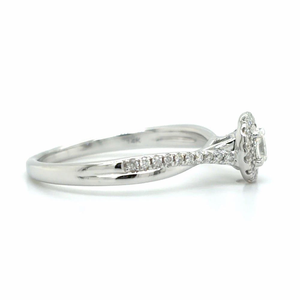 Estate size 7.75 Twisted Band Engagement Ring
