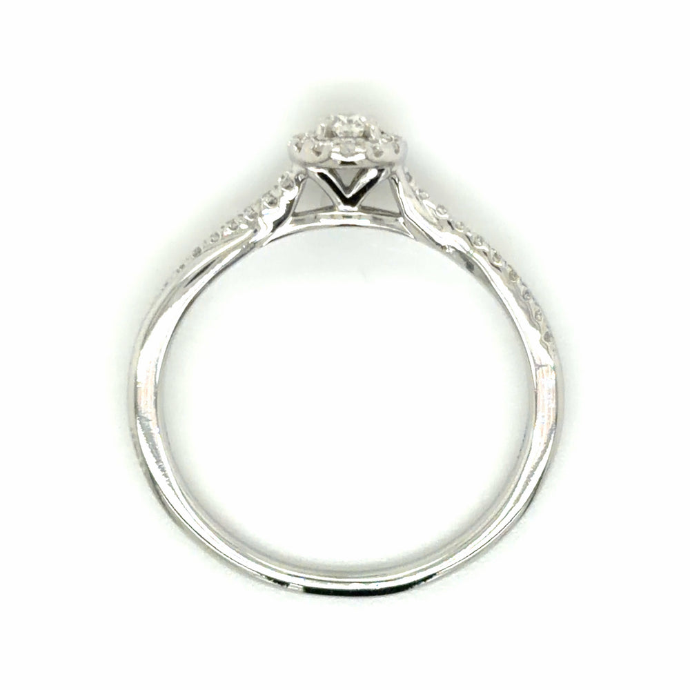 Estate size 7.75 Twisted Band Engagement Ring