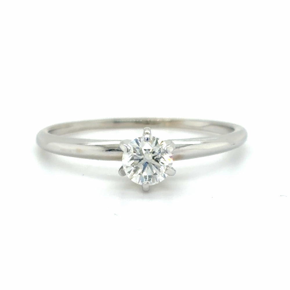 Estate 0.38 carat Diamond Solitaire Ring